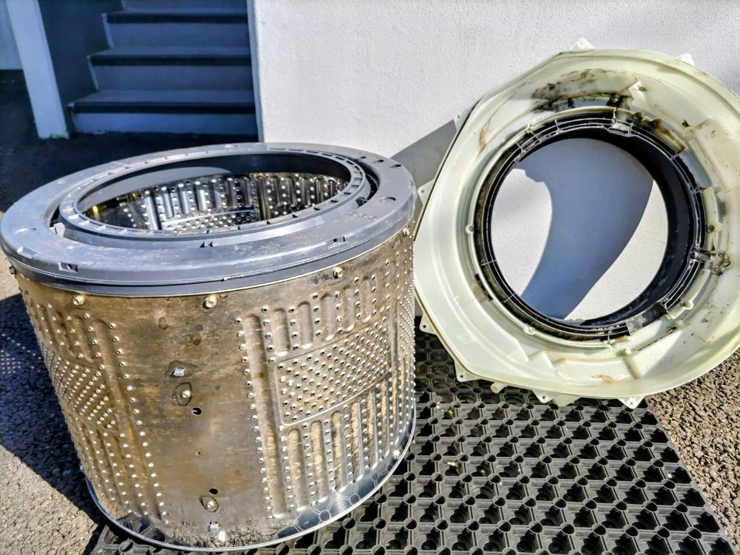 洗濯機の水垢の施工実績